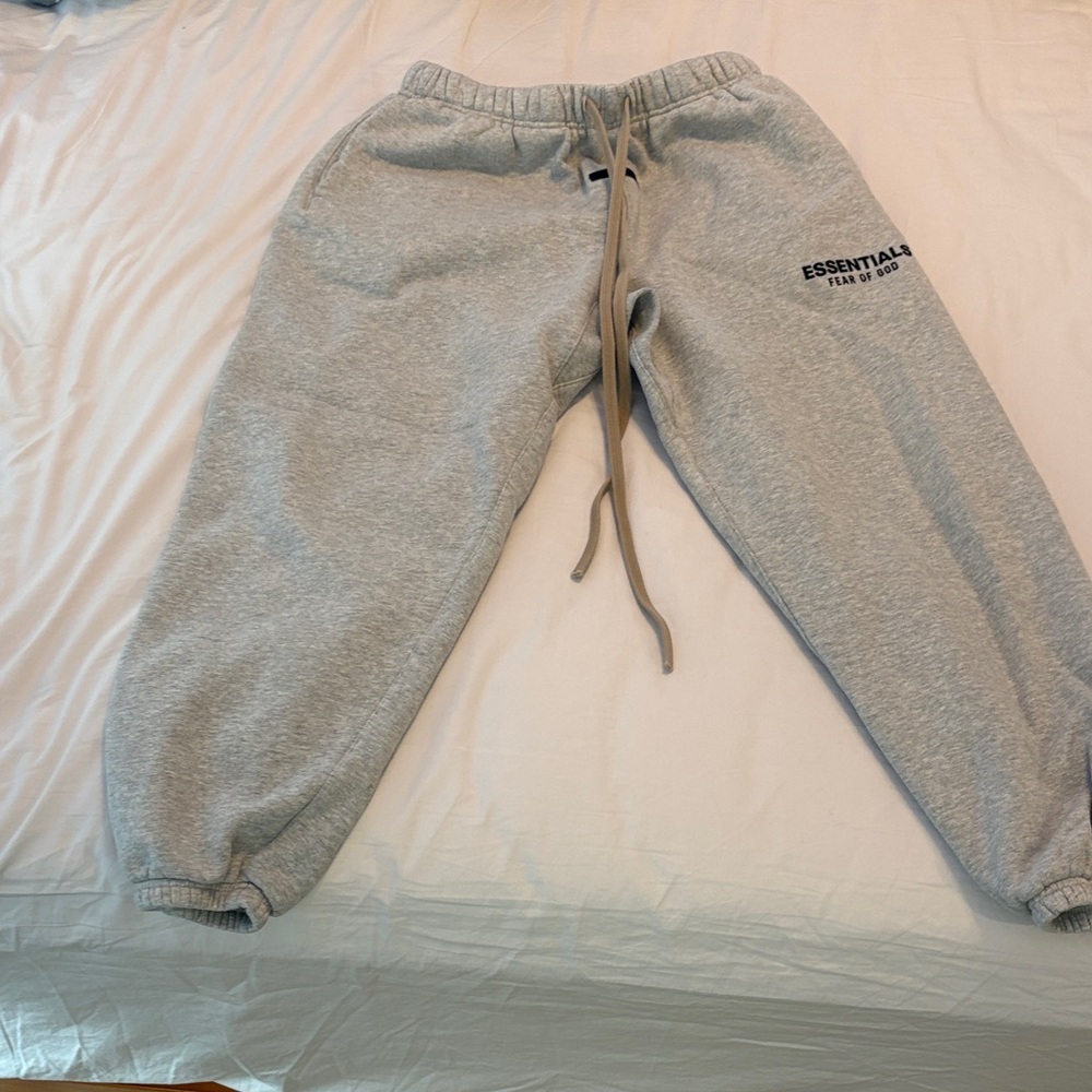 Essentials Kids Light Gray Joggers BARELY WORN